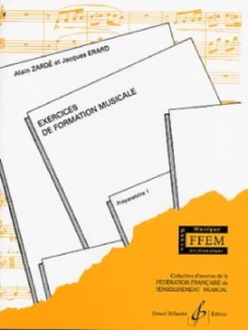 Exercices de formation musicale. Préparatoire 1 Visuel